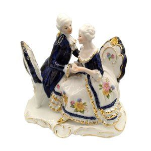Vintage Victorian Colonial Courting Couple Arnart Figurine